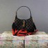 Gucci jackie 1961 black denim 28*19*4.5cm 2025 New