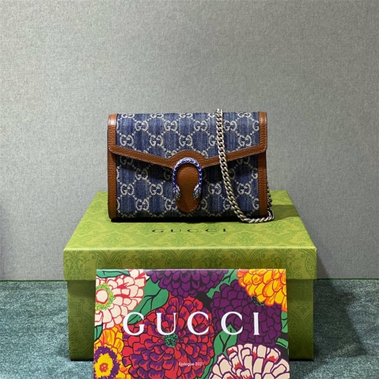 Gucci WOC  denim 20*13.5*4cm 2025 New