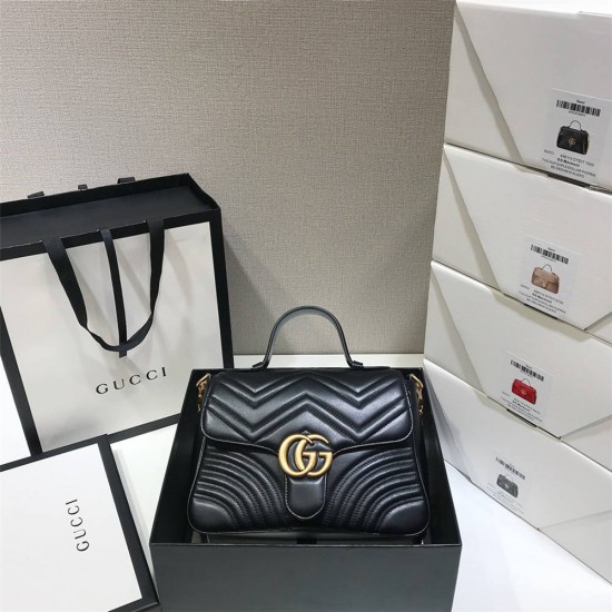 Gucci GG Marmont 498110   26.5*20*9cm 2025 New