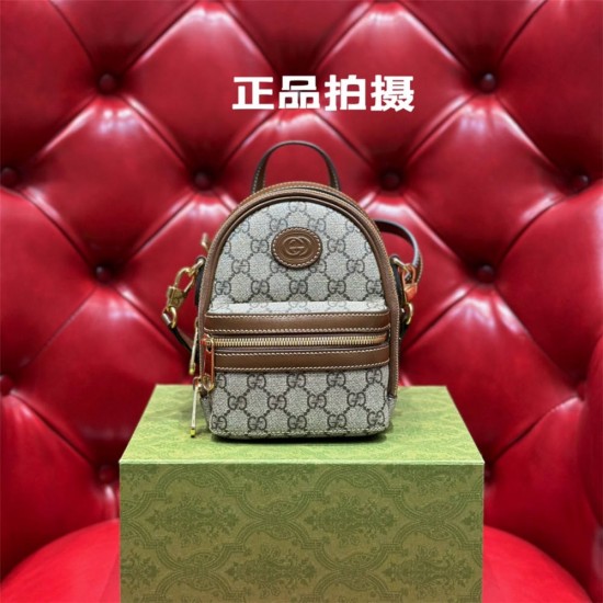 Gucci mini backpack 725654  size: 15*19*8cm 2025 New