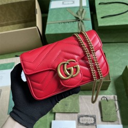 Gucci 476433  GG Marmont 16.5cm 2025 New