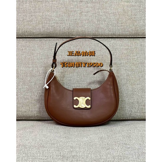 Celine Ava 114492    size: 23*13.5*6cm leather 2025 New