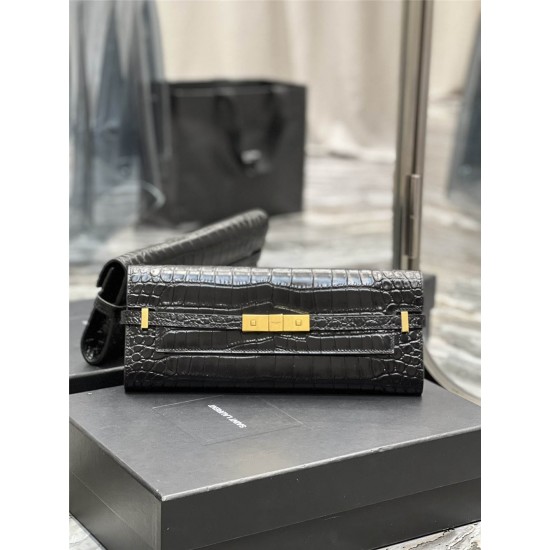 YSL SAINT LAURENT Manhattan Clutch 695949 size: 31x14x3cm 2025 New