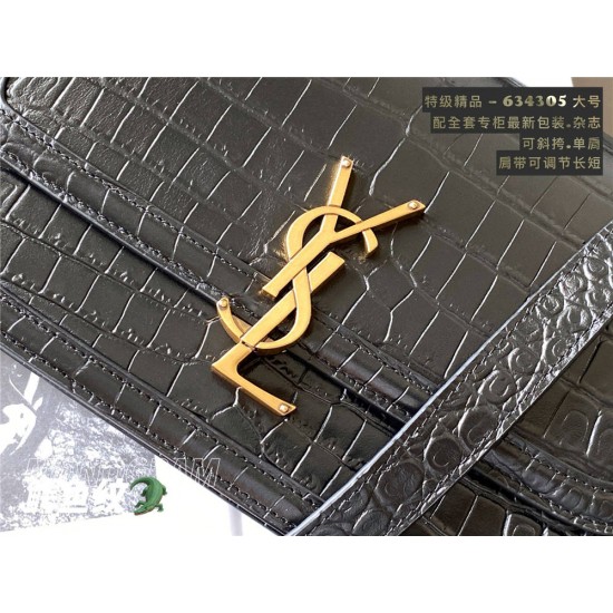 YSL SAINT LAURENT solferino box IT BAG 634305   size: 23x16x6cm 2025 New