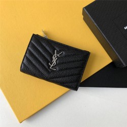 YSL SAINT LAURENT wallet 13x9x1.5 cm 2025 New