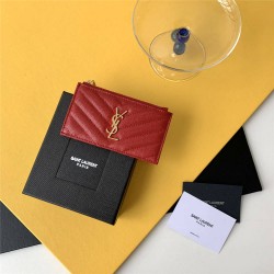 YSL SAINT LAURENT wallet 13x8cm 2025 New