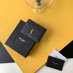 YSL SAINT LAURENT wallet 10x7.5x0.5 cm 2025 New