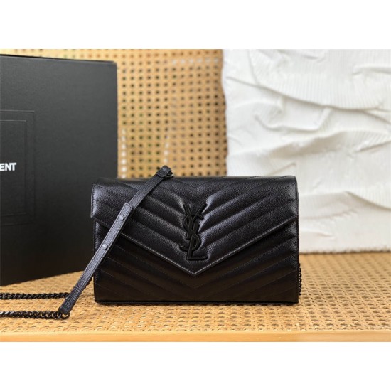 YSL SAINT LAURENT WOC 377828 size: 22.5x14x4cm 2025 New