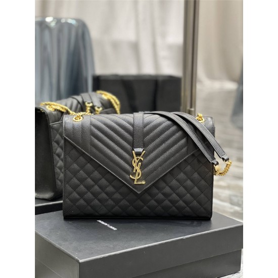 YSL SAINT LAURENT Envelope 487198 size: 31×22×7.5cm 2025 New