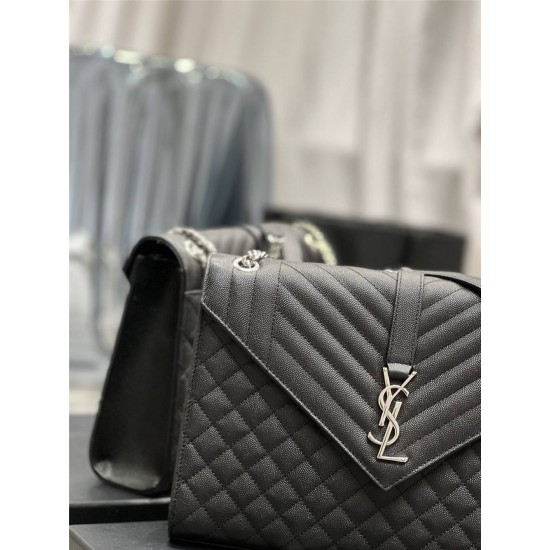 YSL SAINT LAURENT Envelope 487198 size: 31×22×7.5cm 2025 New