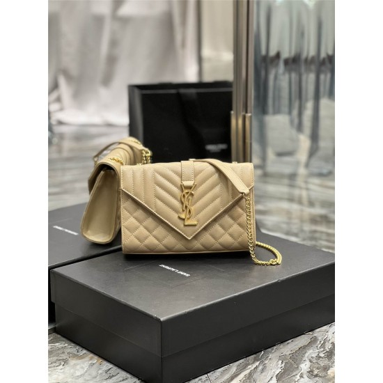 YSL SAINT LAURENT Envelope 526286 size: 21x13x6cm 2025 New