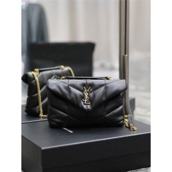 YSL SAINT LAURENT Loulou Puffer mini  759337 size: 23×15.5×8.5cm 2025 New