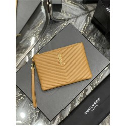 YSL SAINT LAURENT pouch 379039 size: 24×17.5×1.5cm 2025 New