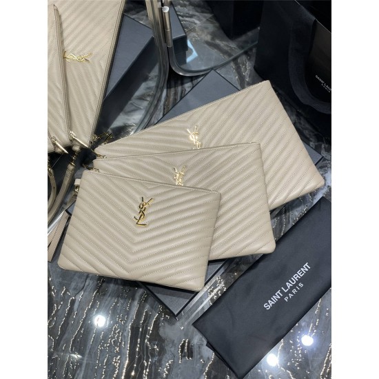 YSL SAINT LAURENT pouch 413444 size: 30×21.5×2cm 2025 New