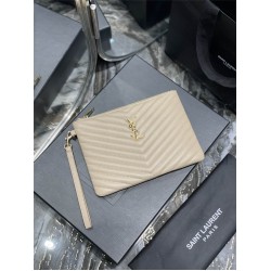 YSL SAINT LAURENT pouch 379039 size: 24×17.5×1.5cm 2025 New