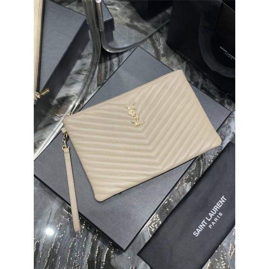 YSL SAINT LAURENT pouch 413444 size: 30×21.5×2cm 2025 New