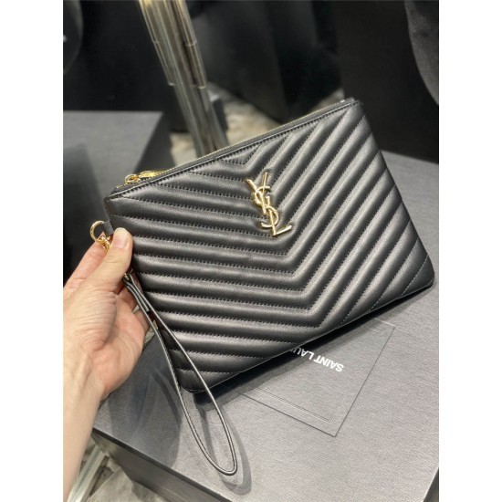 YSL SAINT LAURENT pouch 413444 size: 30×21.5×2cm 2025 New