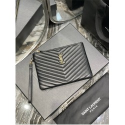 YSL SAINT LAURENT pouch 379039 size: 24×17.5×1.5cm 2025 New