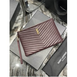 YSL SAINT LAURENT pouch 413444 size: 30×21.5×2cm 2025 New