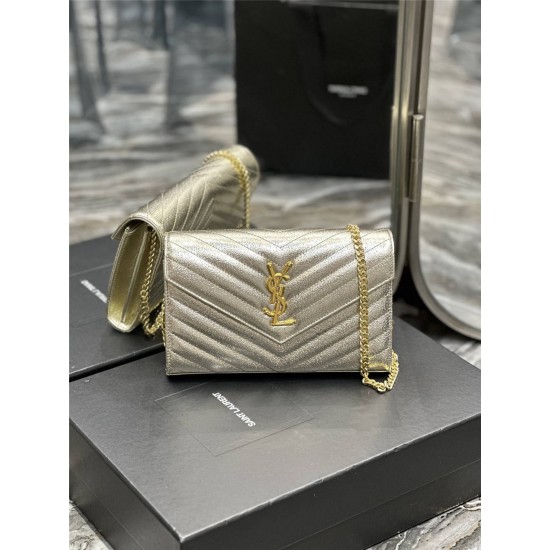 YSL SAINT LAURENT WOC 22cm  377828 22.5x14x4cm 2025 New