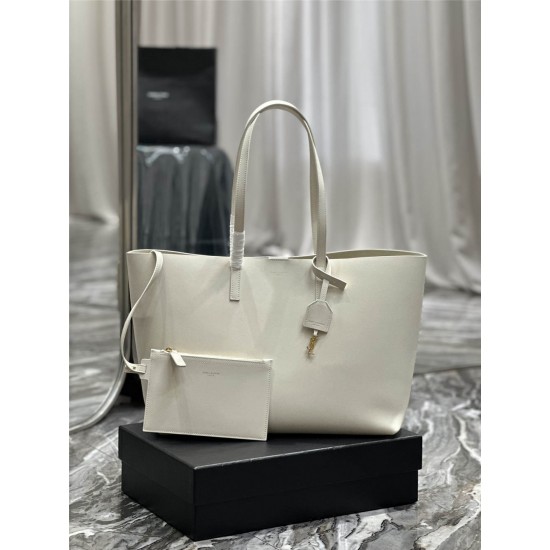 YSL SAINT LAURENT shopping tote bag_ 38×28×13cm  394195 2025 New