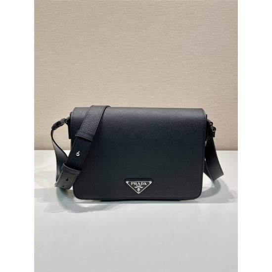 Prada  messenger bag 2VD049large size  Saffiano 28xHight 19.5xbottom6.5cm 2025 New