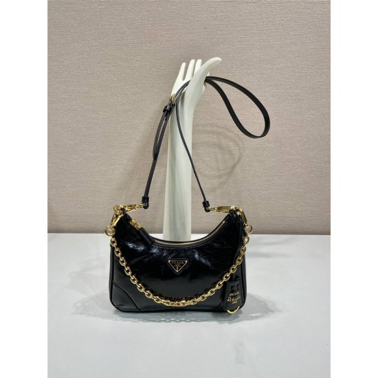 Prada Hobo 1BC204B 23Hight 17xbottom6.5cm 2025 New