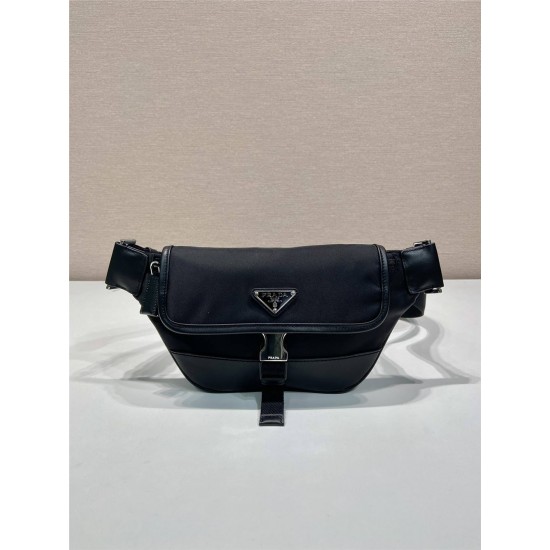 Prada  waist bag 2VH176  18xHight 15xbottom5cm  2025 New