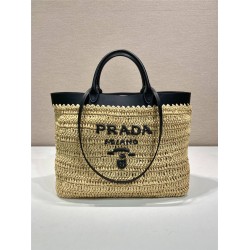 Prada  tote woven bag 1BG499large size  32xHight 29xbottom16cm 2025 New