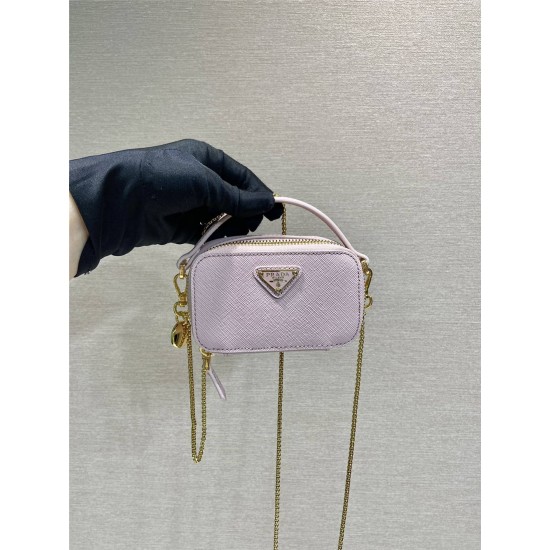 Prada  crossbody bag  1NR025  11xHight 6.5xbottom2.5cm 2025 New