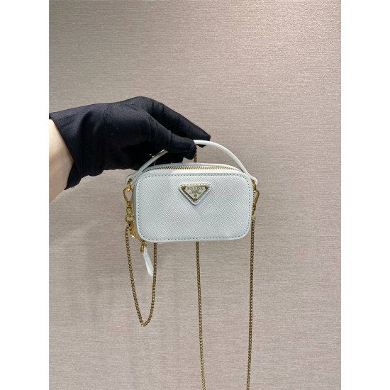 Prada  crossbody bag  1NR025  11xHight 6.5xbottom2.5cm 2025 New