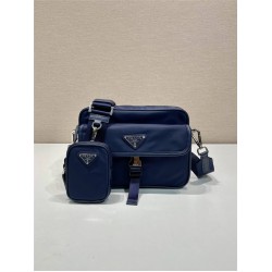 Prada  messenger bag 2VH133B 22xHight 16xbottom5cm 2025 New