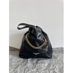 Balenciaga crush tote 23.9*25.9*9.9cm trash bag 2025 New