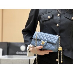 Chanel CF with CC ball on Chain AS1787 Size 20cm 2025 New