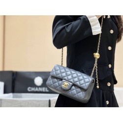 Chanel CF with CC ball on Chain AS1787 Size 20cm 2025 New