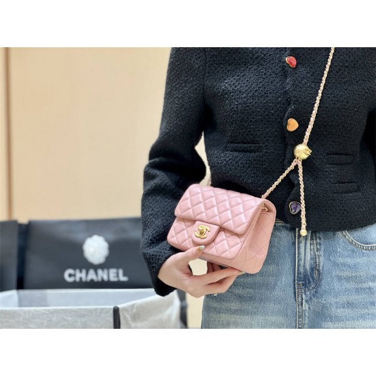 Chanel CF with CC ball on Chain AS1786 Size 17cm 2025 New